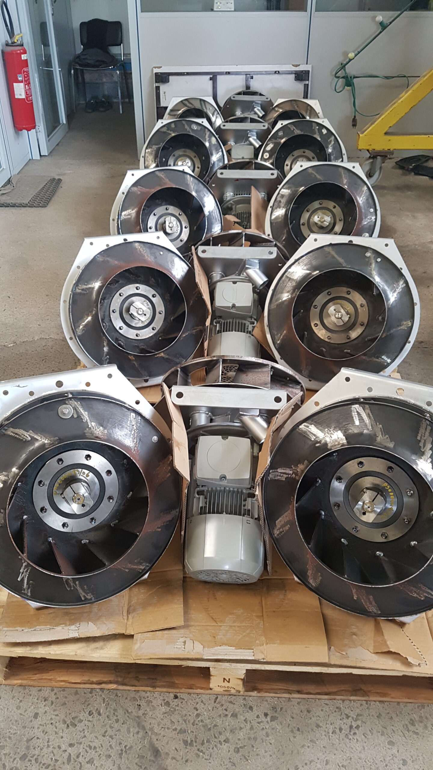 RED - Equilibrage - turbine - ventilateur - équilibrage sur banc en atelier